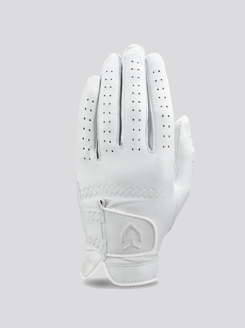 Lux Golf Glove Pebbled White