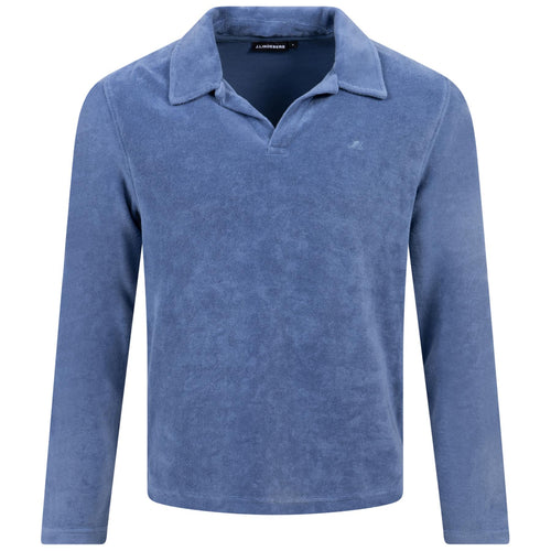 Thomas Regular Fit Baumwoll-Frottee-Hemd Bijou Blue – SS24