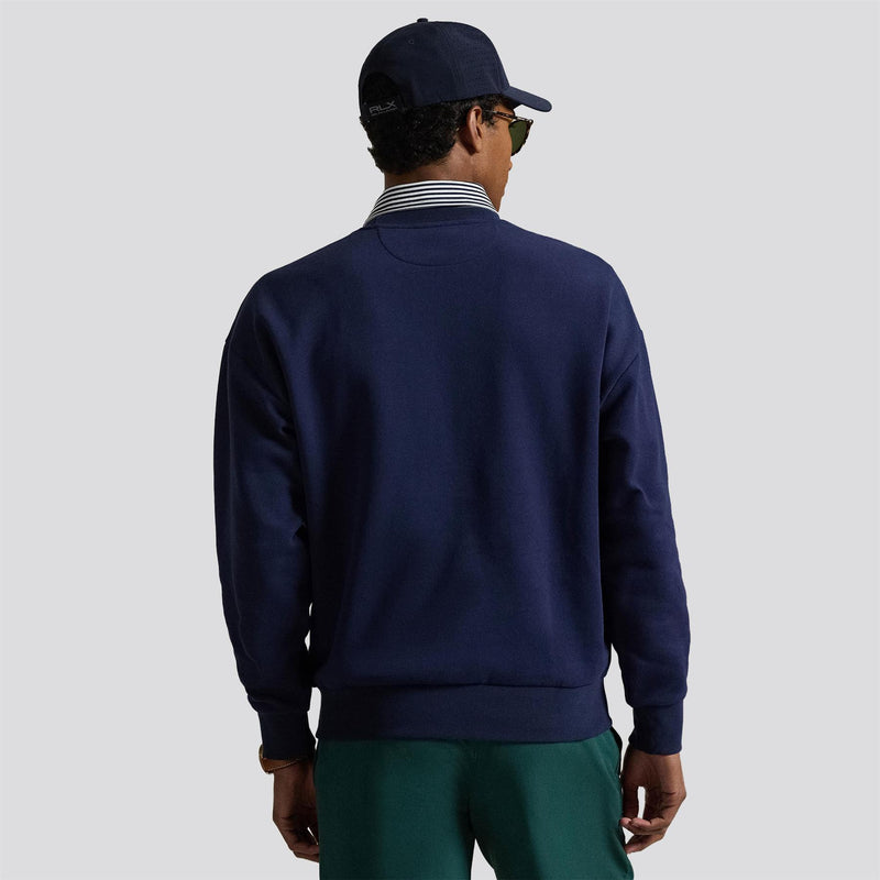 RLX Relaxed Fit Polo Bear Sweatshirt Refined Navy