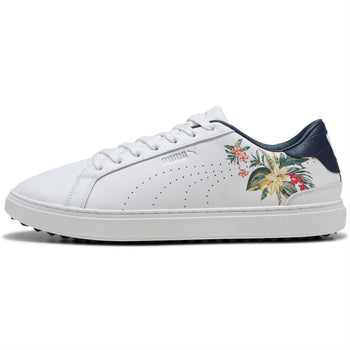 x PTC Clyde Golf Shoes Puma White/Deep Navy/Red Fire
