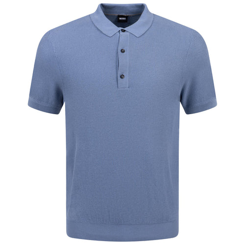 Daremo Cotton Polo Open Blue - AW24