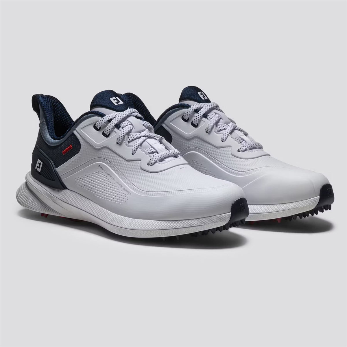 Pro Spikeless Golf Shoes White/Blue/Red
