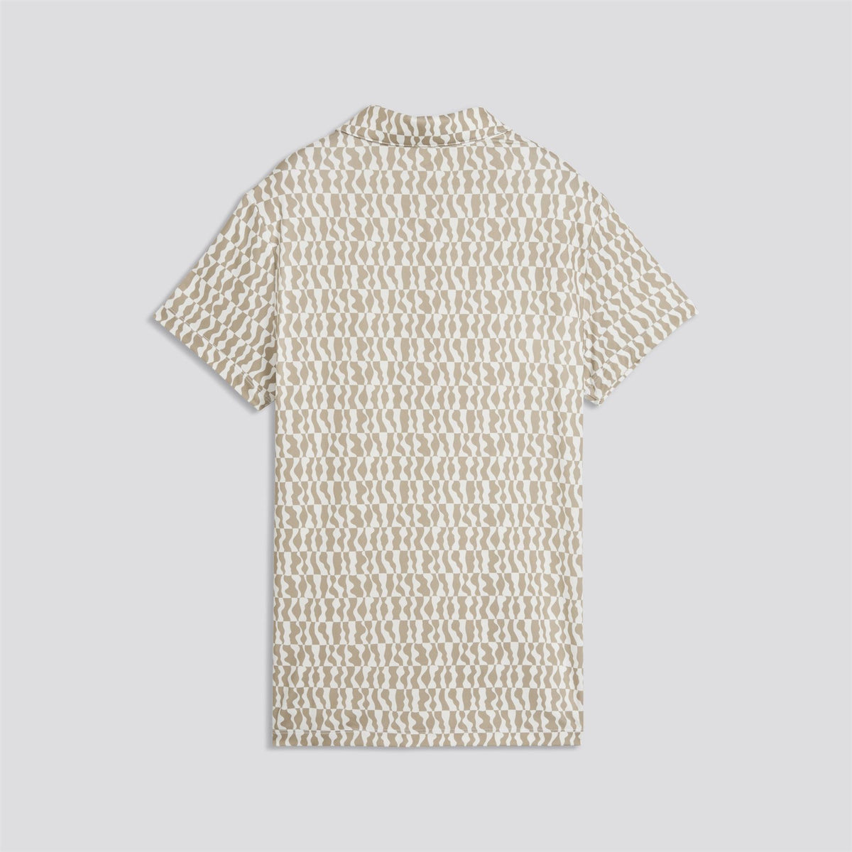 Cloudspun Wavey Polo Shirt Iced Coffee