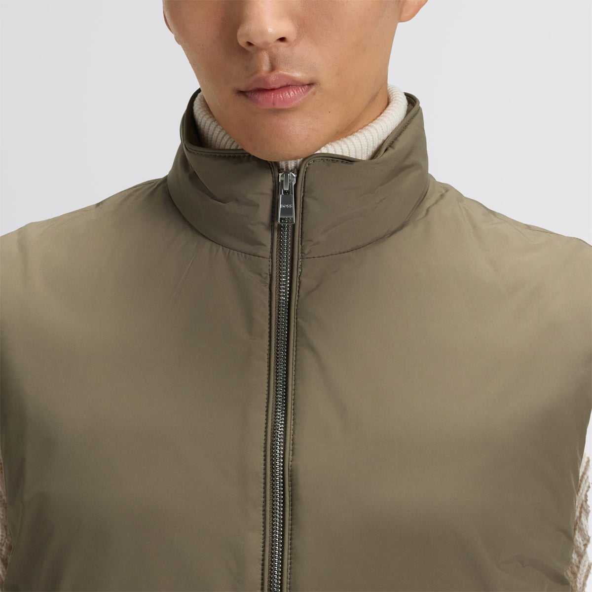 H-Darens Gilet Open Brown