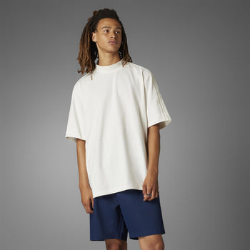 Rolling Links Skate Mock Neck Polo White