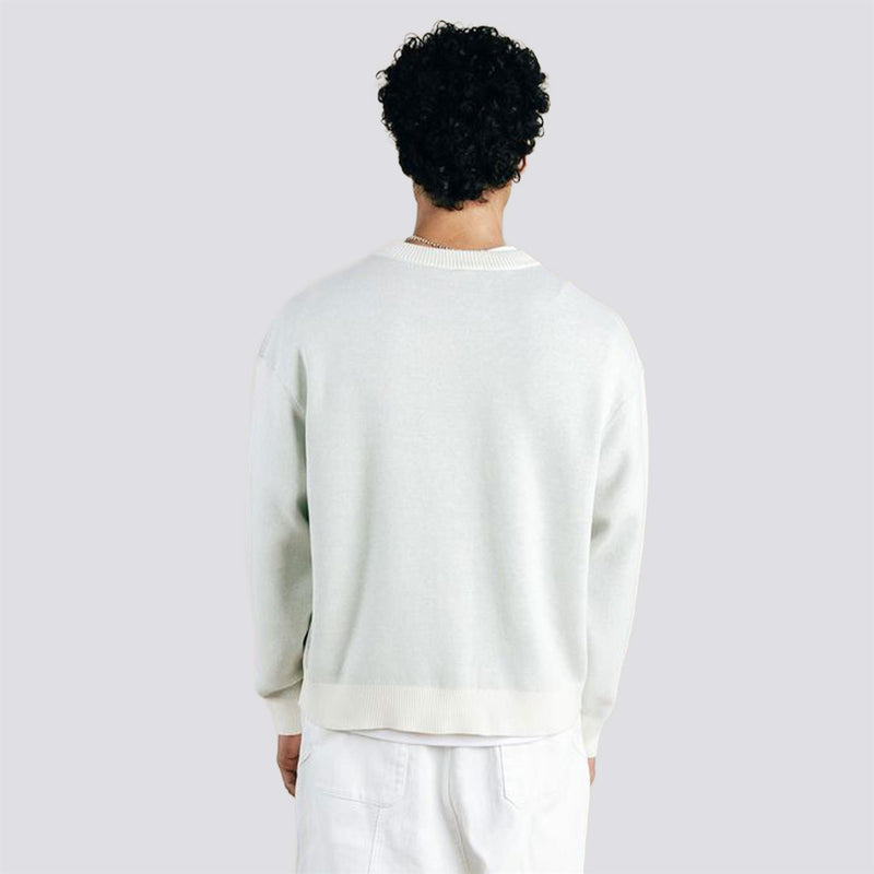 Chip Knit Crew Sweater Cream