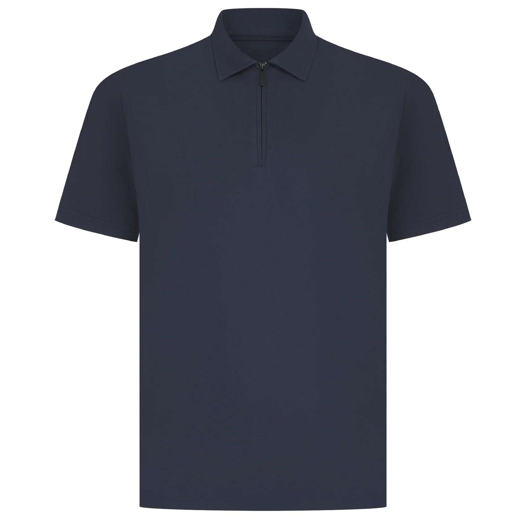 In Motion Performance Pique Polo Navy
