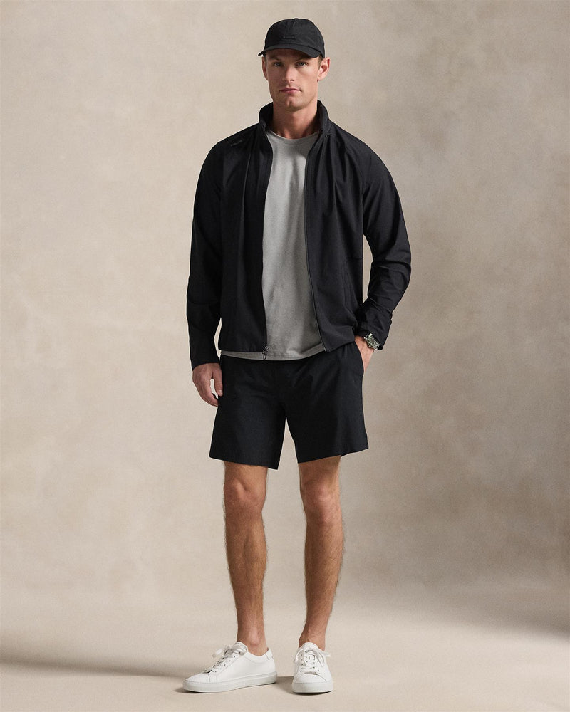 Lightweight Hooded Jacket Polo Black