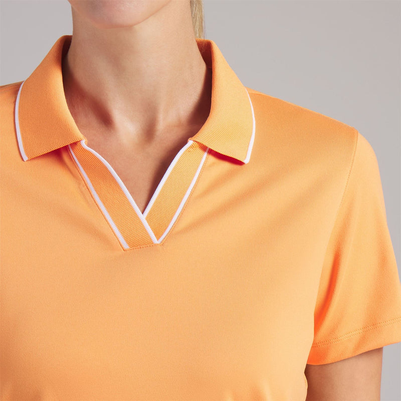 Cloudspun Essential Polo Shirt Melon Glow