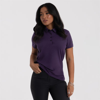 Ultimate365 Tour Twistknit Polo Aurora Plum