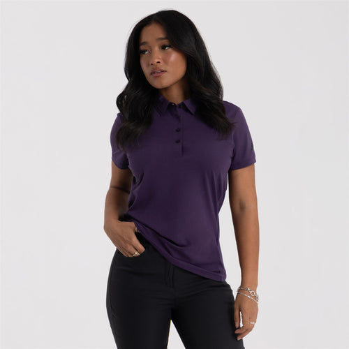 Ultimate365 Tour Twistknit Polo Aurora Plum