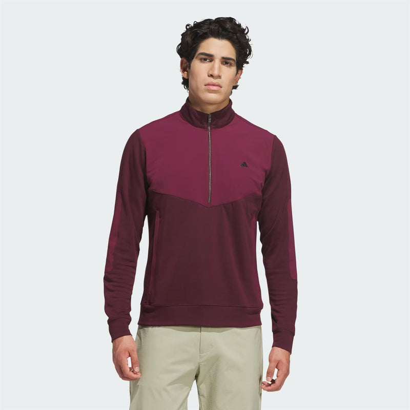 Ultimate365+ Course Control Hybrid Quarter Zip Sweatshirt Maroon