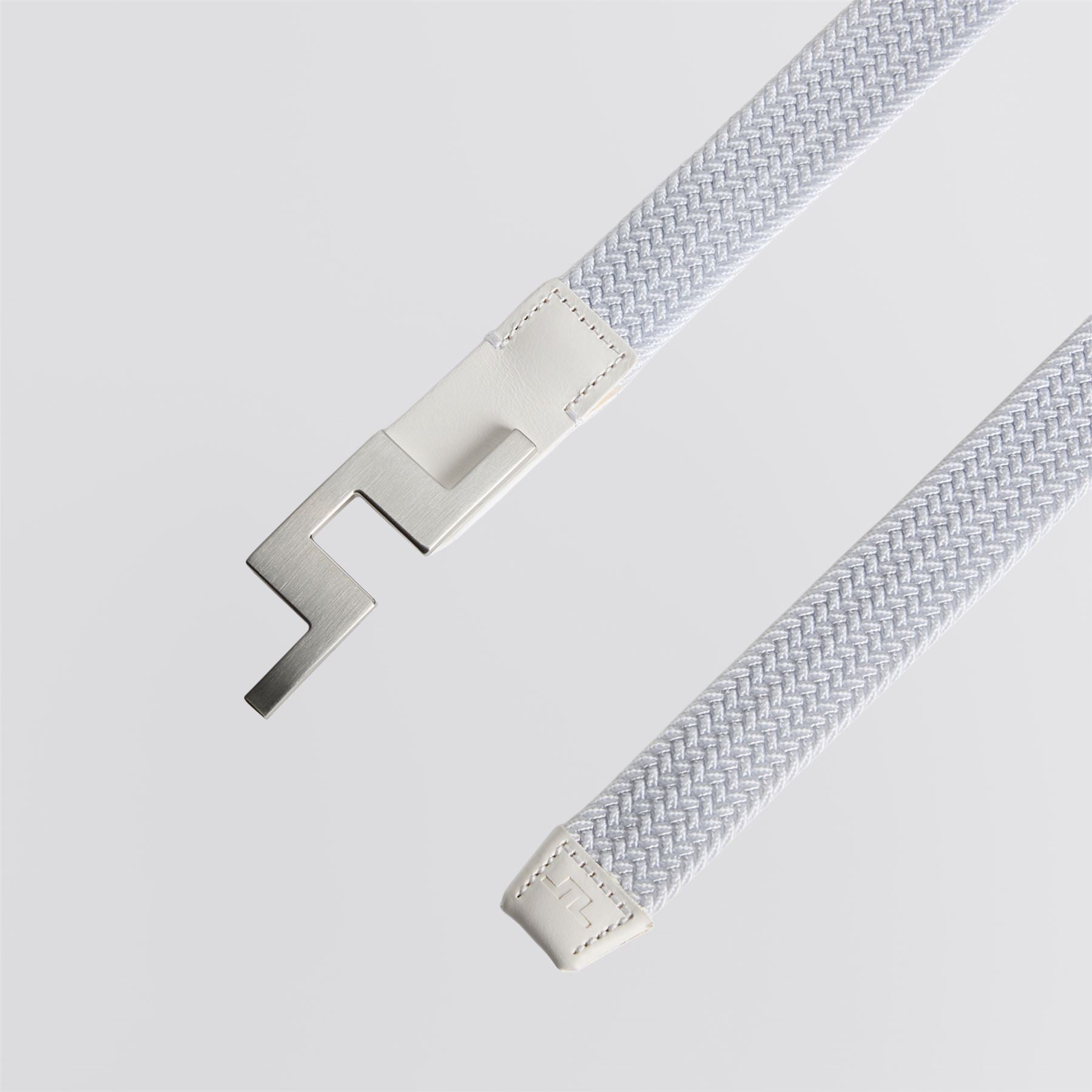 Braided Bridge Belt 30 White