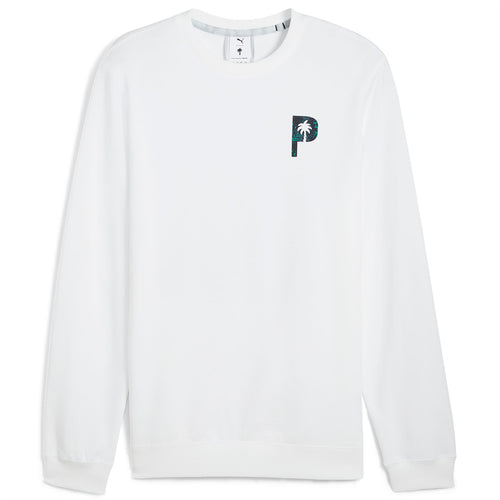 x PTC Glitch Graphic Crewneck White Glow - AW24