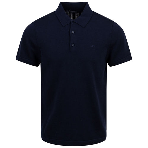 Lear Tech Wool Strickpolo JL Navy – SS24