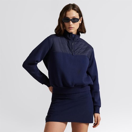 RLX Half Zip Quilted Jacket Ceramic White