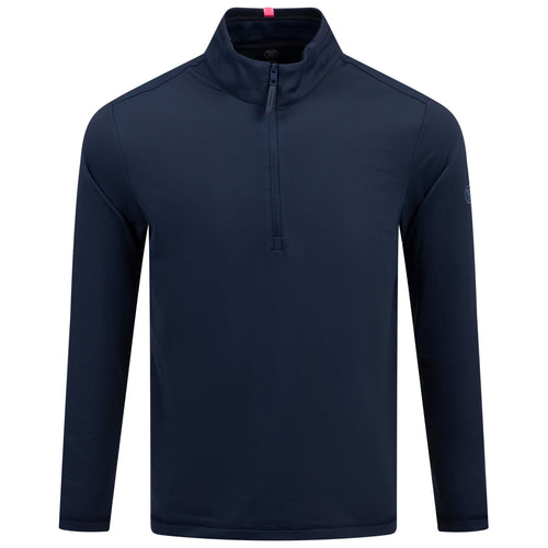 Brushed Back Tech Quarter Zip Mid Layer Twilight - SS25