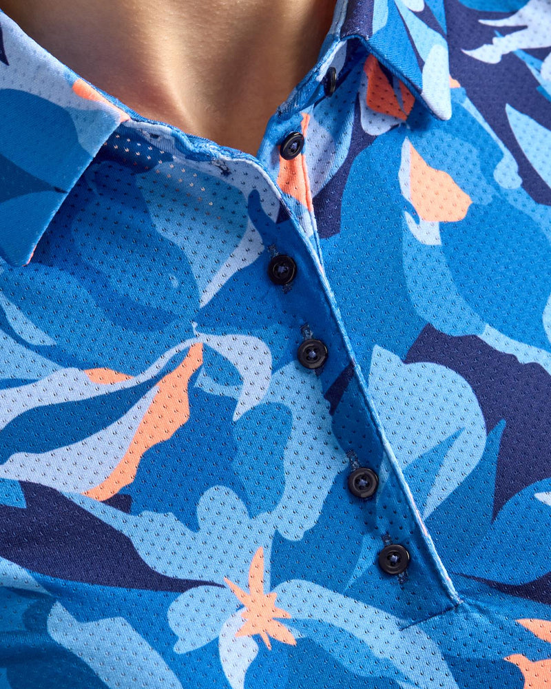 Eve SL Polo Yonder/Atlantic Blue