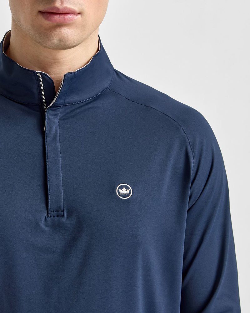 Stealth Performance Quarter-Zip Mid Layer Navy