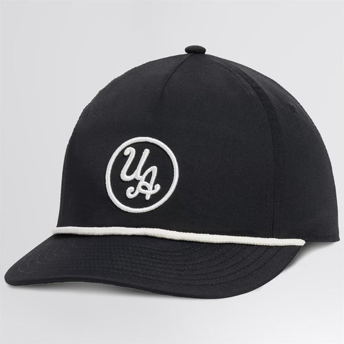 Drive 5-Panel Snapback Hat Black/White Quartz