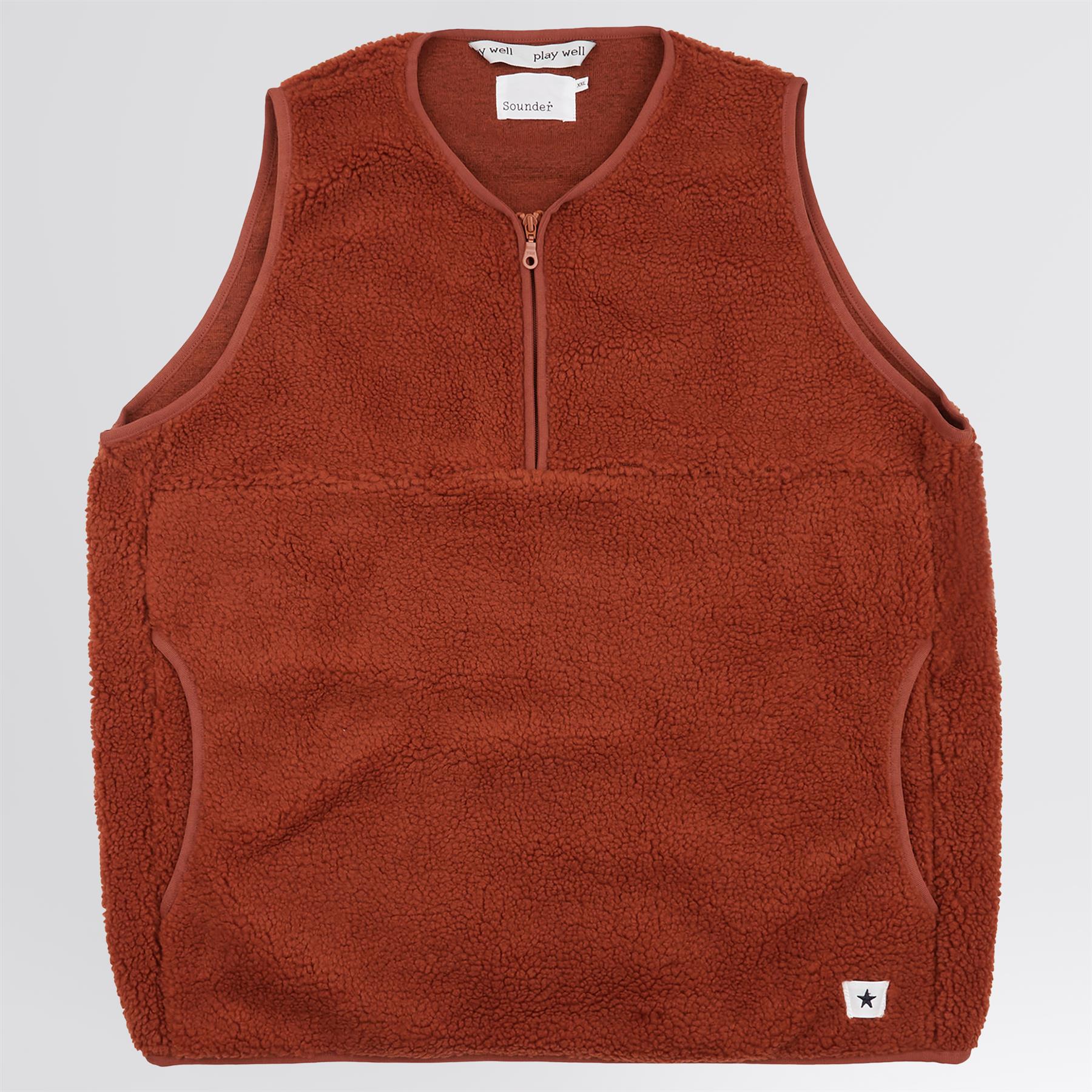 Himalayas Overhead Gilet Rust