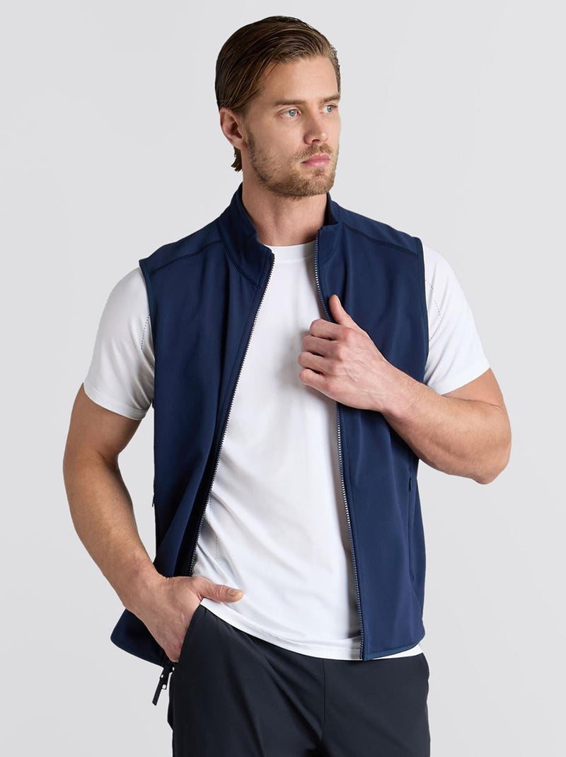 Tech French Terry Fill Zip Gilet