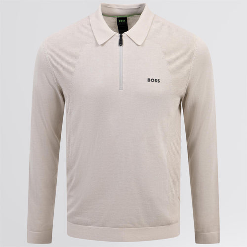 Momentum Lite LS Polo Open Beige