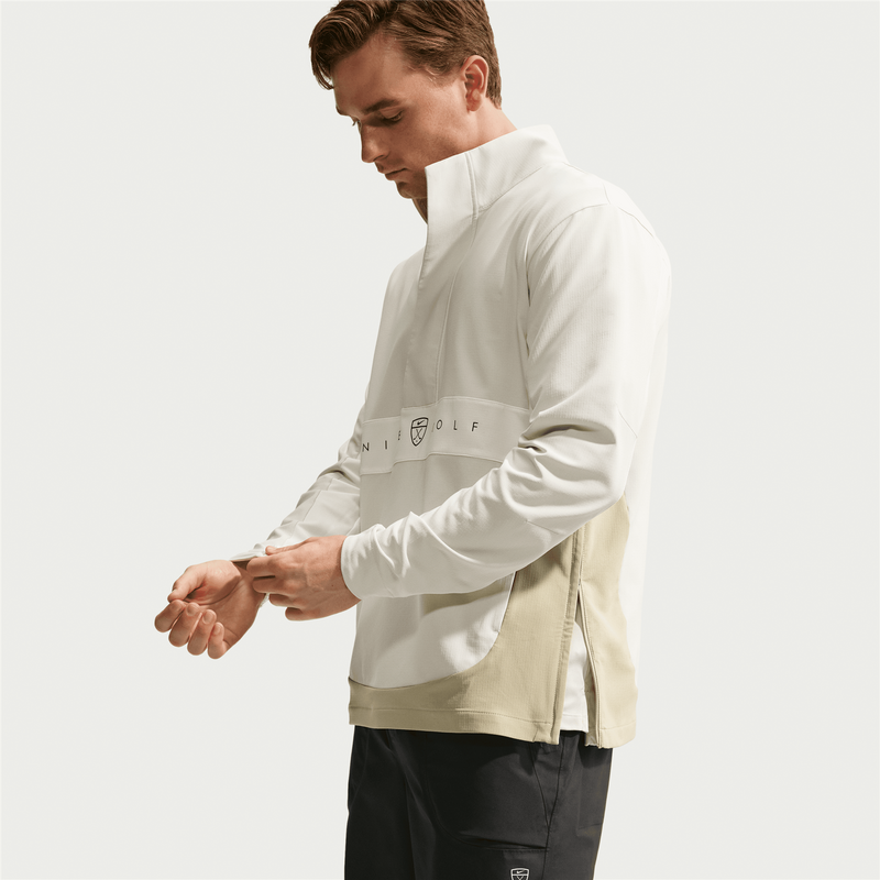 Repel Soft Shell Half Zip Jacket Light Orewood Brown/Limestone/Black
