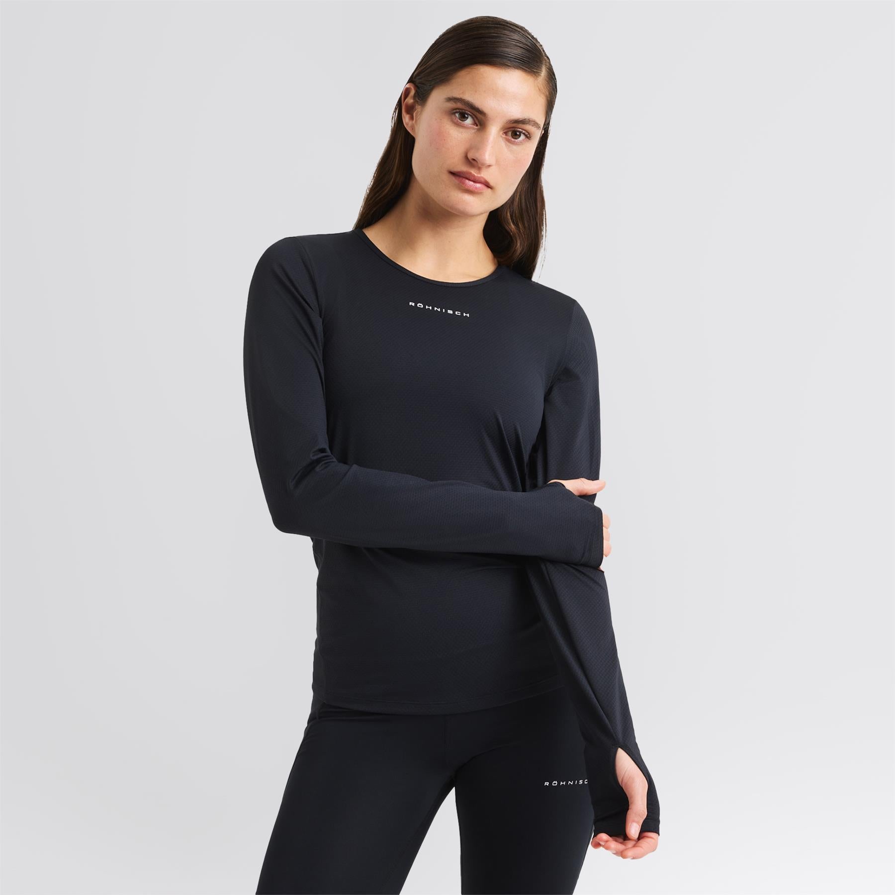 Jacquard LS Top Black