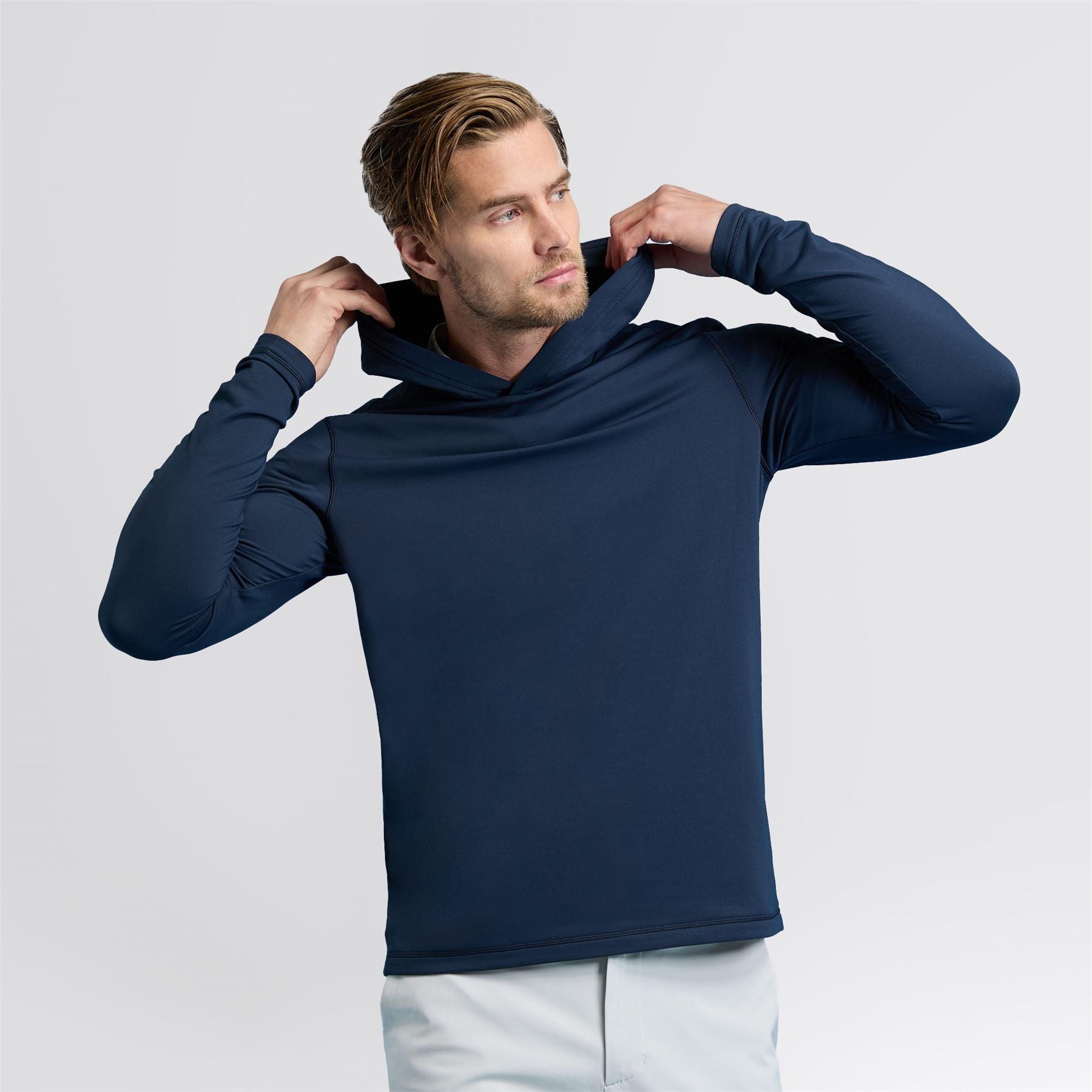 Brushed Back Tech Terry Hoodie Twilight