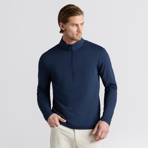Brushed Back Tech Quarter Zip Mid Layer Twilight