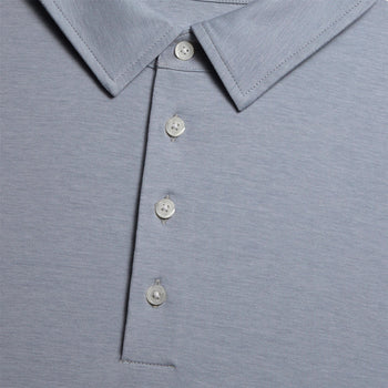 Luxe Cotton Interlock Polo Twilight