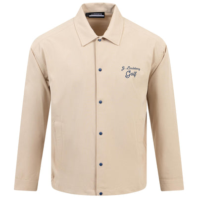 Dex High Vent Overshirt Shacket Safari Beige – SS24