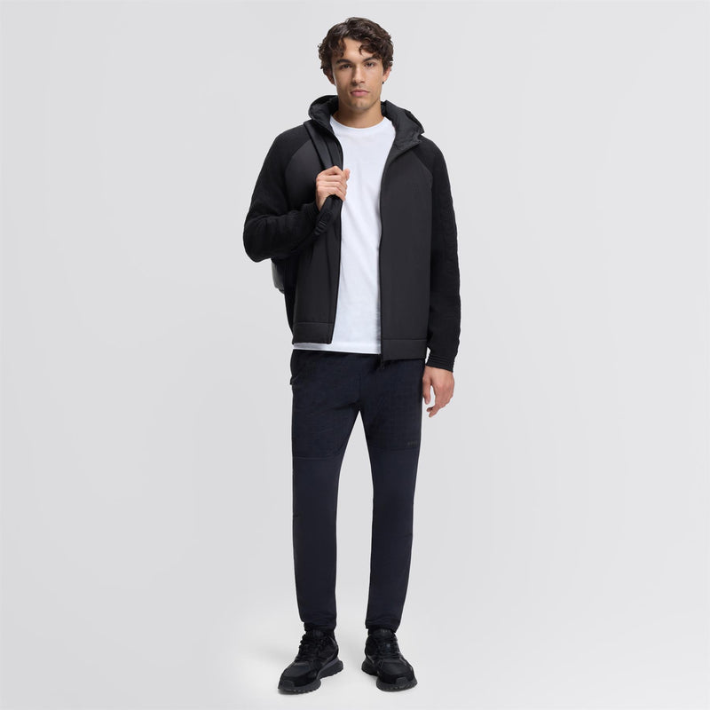 Mirror Hybrid Hooded Jacket Dark Blue