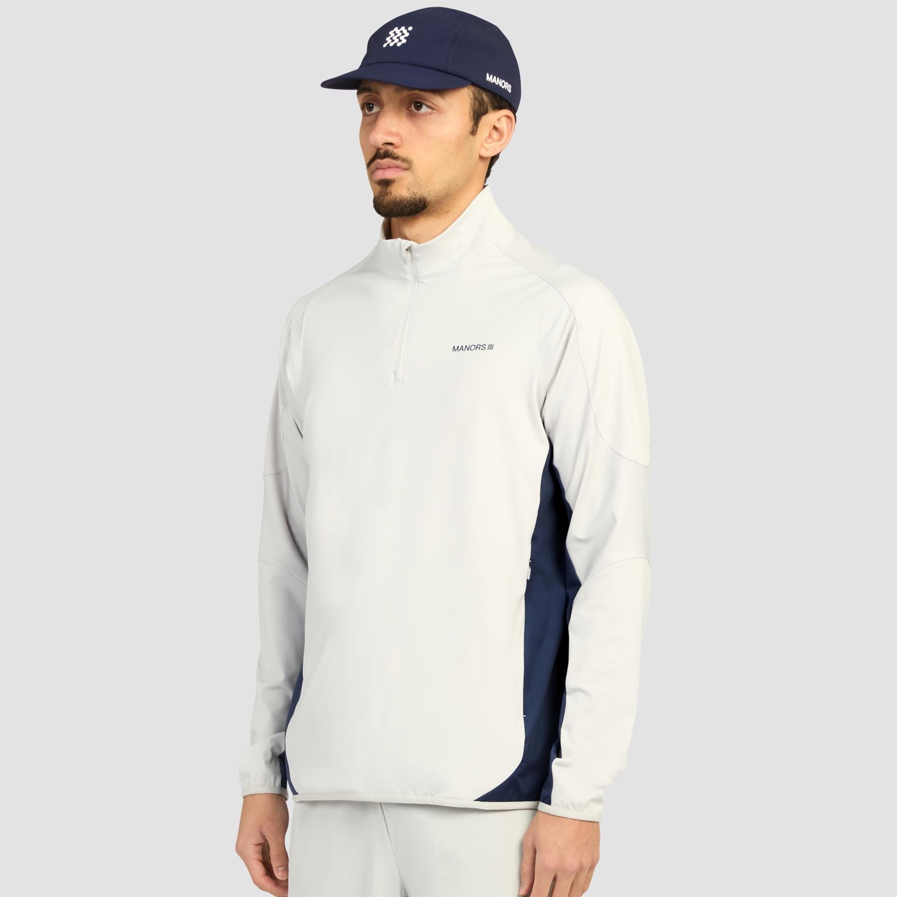 Quarter Zip Tech Vest Vapour