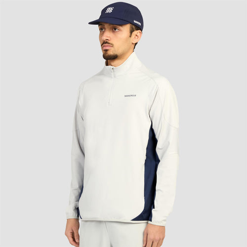 Quarter Zip Tech Vest Vapour