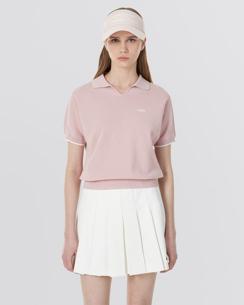 Maryse Short Sleeve Sweater Pink