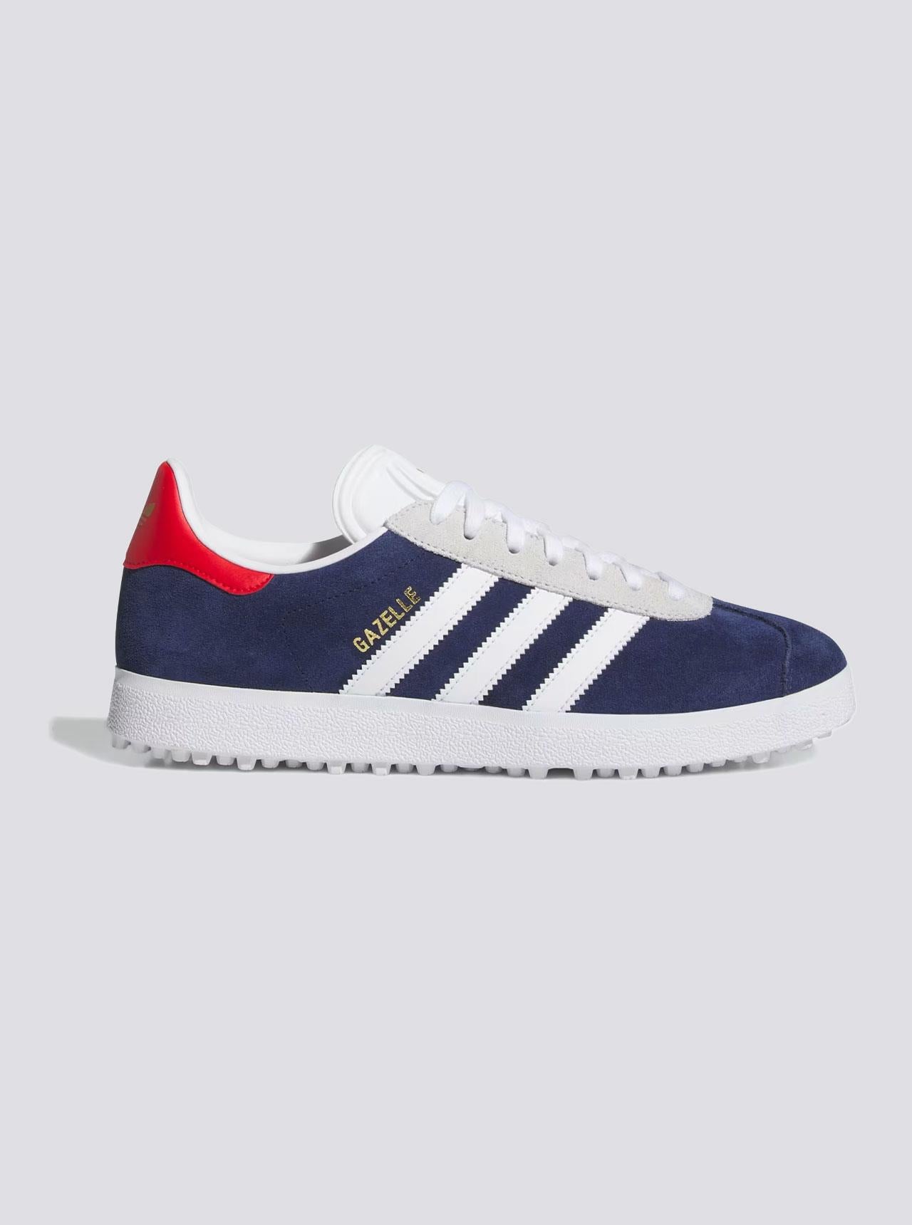 Gazelle Spikeless Golf Shoes Dark Blue/Footwear White/Pure Ruby