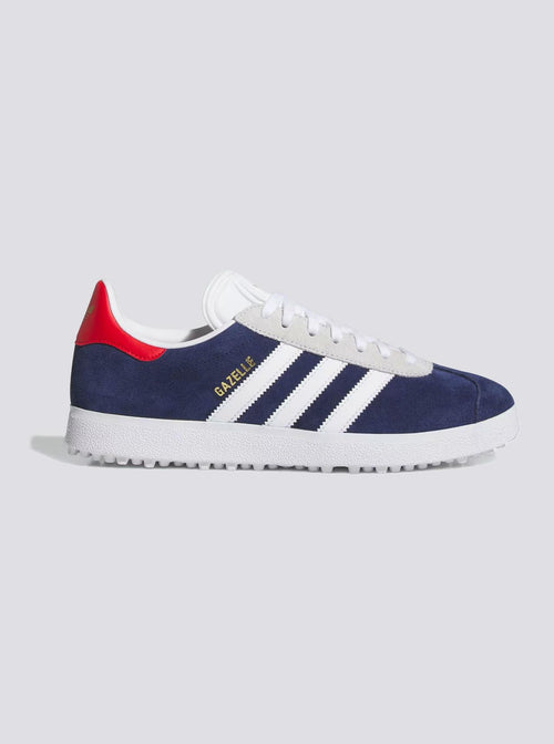 Gazelle Spikeless Golf Shoes Dark Blue/Footwear White/Pure Ruby