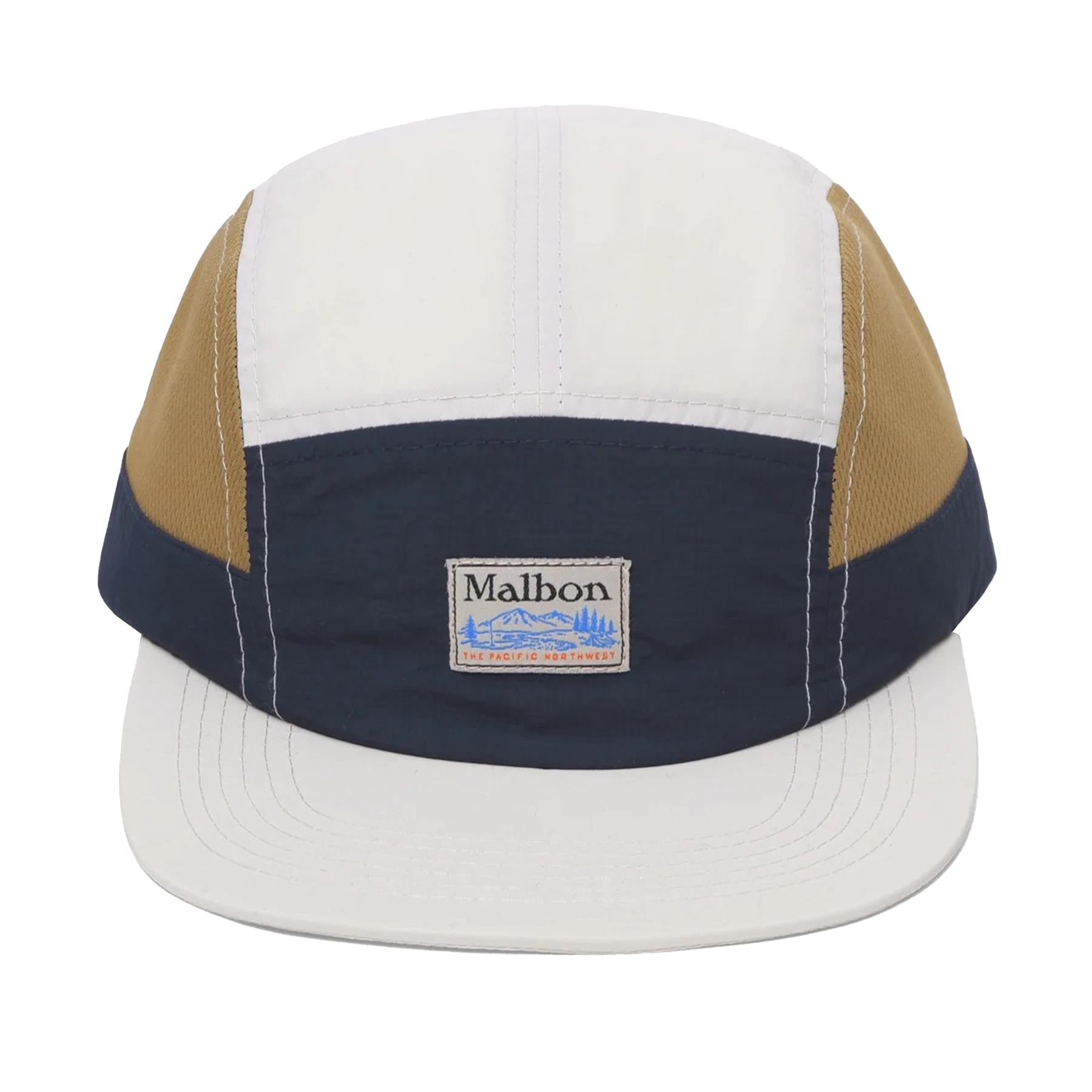 Trekker Nylon Five Panel Camper Hat Navy