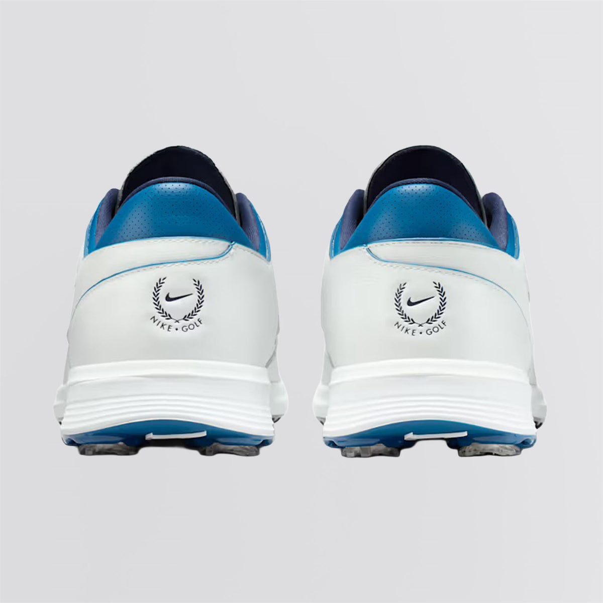 Victory Tour 4 Spiked Golf Shoes Summit White/Metallic Silver/Court Blue