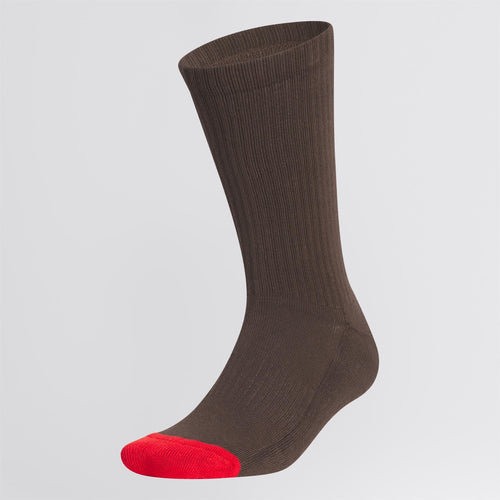 Trefoil Crew Socks Dark Brown