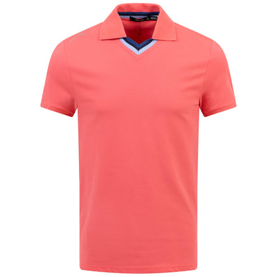 RLX Tailored Fit Johnny Collar Polo Coral Pink - SS24
