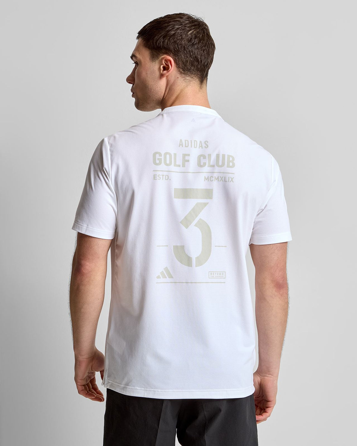 Beyond The Course Golf Club Twistknit Range T-Shirt White
