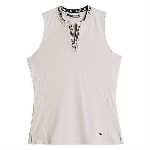 Womens Leya Sleeveless Top Moonbeam - AW24