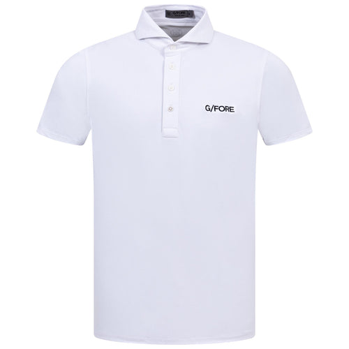Essential Tech Pique Embroidered Slim Fit Polo Snow - 2023