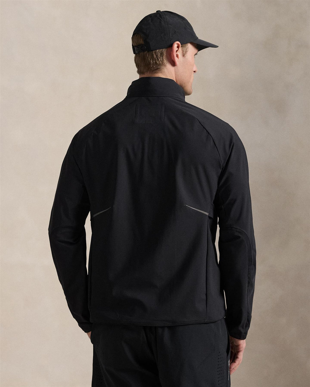 Lightweight Hooded Jacket Polo Black