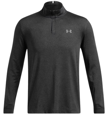 Playoff Novelty Printed Quarter Zip Mid Layer Black