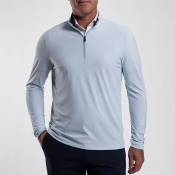 Shift Half Zip Mid Layer Powder Blue