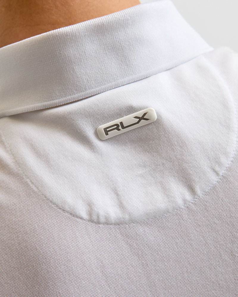 RLX Tailored Fit Tour Pique Polo Ceramic White